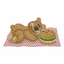 Bear Picnic Party 07 machine embroidery designs