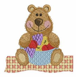 Bear Picnic Party 09 machine embroidery designs