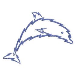 Sea Animal Silhouettes 04(Sm) machine embroidery designs