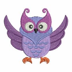 Cute Baby Owls 08 machine embroidery designs