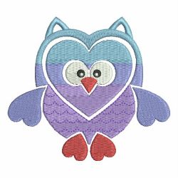 Cute Baby Owls 09 machine embroidery designs
