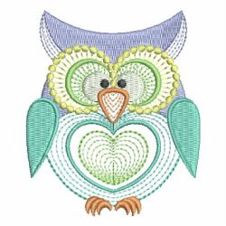 Cute Baby Owls 11 machine embroidery designs