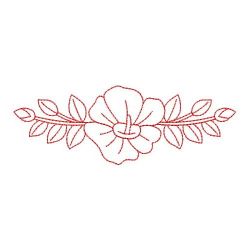 Redwork Australia Flowers 02(Lg) machine embroidery designs
