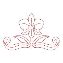 Redwork Australia Flowers 05(Sm) machine embroidery designs