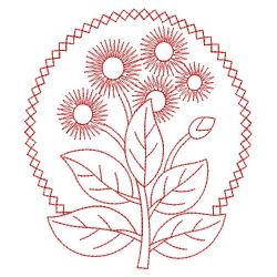 Redwork Australia Flowers 11(Sm)