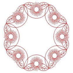 Redwork Australia Flowers 12(Sm)
