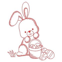 Redwork Easter Bunny(Md) machine embroidery designs