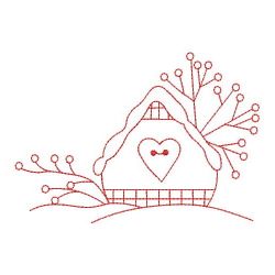 Redwork Country Christmas 08(Lg) machine embroidery designs