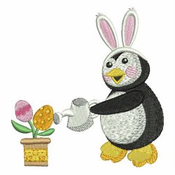 Easter Penguin 04 machine embroidery designs