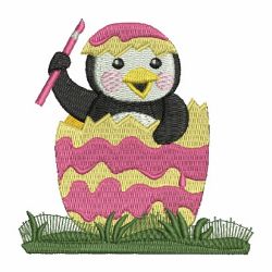Easter Penguin 06 machine embroidery designs
