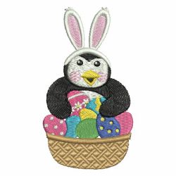 Easter Penguin 08 machine embroidery designs