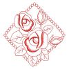 Redwork Rose 07(Lg)