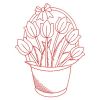 Redwork Tulip 3 05(Md)