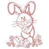 Redwork Easter Bunny 04(Md)