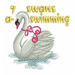 12 Days of Christmas 07 machine embroidery designs