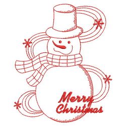 Redwork Merry Christmas(Md) machine embroidery designs