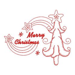 Redwork Merry Christmas 02(Md) machine embroidery designs
