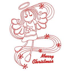 Redwork Merry Christmas 04(Md) machine embroidery designs