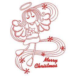 Redwork Merry Christmas 04(Md)