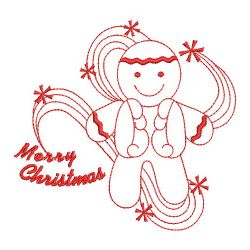 Redwork Merry Christmas 09(Lg) machine embroidery designs