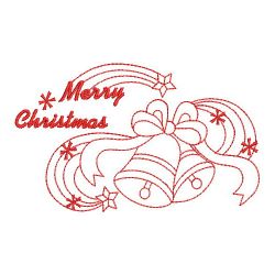 Redwork Merry Christmas 10(Md) machine embroidery designs