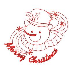 Redwork Merry Christmas 12(Md)