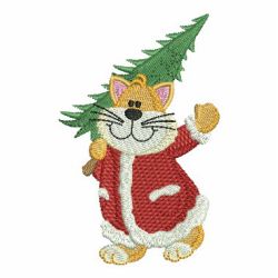 Christmas Cat 06 machine embroidery designs