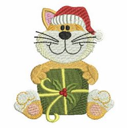 Christmas Cat 08 machine embroidery designs