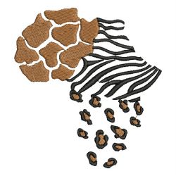 African Animal Silhouettes 04 machine embroidery designs