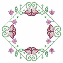 Heirloom Butterfly Frames 06(Sm) machine embroidery designs