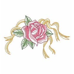 Sketched Roses(Md) machine embroidery designs
