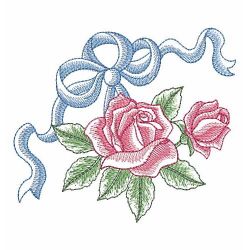 Sketched Roses 08(Sm) machine embroidery designs