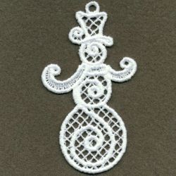 FSL Swirly Christmas Ornament 01 machine embroidery designs