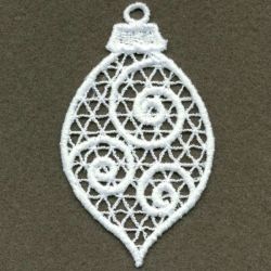 FSL Swirly Christmas Ornament 06 machine embroidery designs