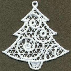 FSL Swirly Christmas Ornament 10