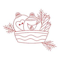 Redwork Country Christmas 04(Sm) machine embroidery designs