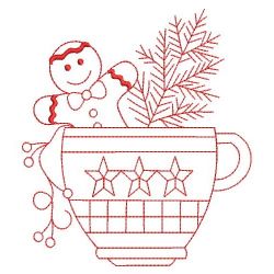 Redwork Country Christmas 08(Md) machine embroidery designs