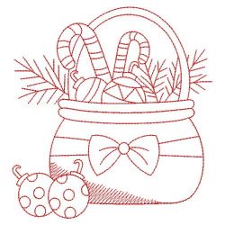 Redwork Country Christmas 09(Md) machine embroidery designs
