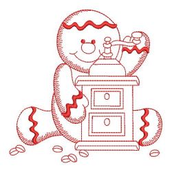Redwork Coffee Time 2 10(Md) machine embroidery designs