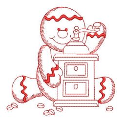 Redwork Coffee Time 2 10(Sm) machine embroidery designs