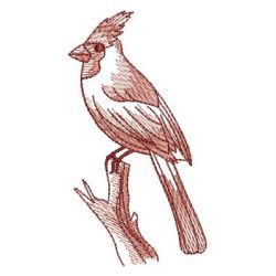 Sketched Cardinal 08 machine embroidery designs