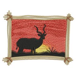 Wild Africa Scenery 06 machine embroidery designs