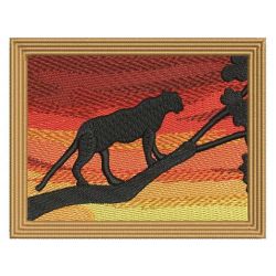 Wild Africa Scenery 08 machine embroidery designs