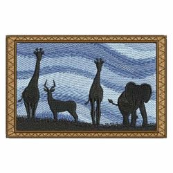 Wild Africa Scenery 10 machine embroidery designs