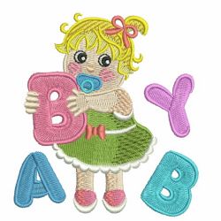 Cute Baby 12 machine embroidery designs