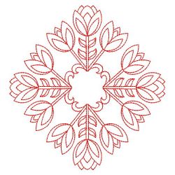 Redwork Art Nouveau Blooms 13(Sm) machine embroidery designs