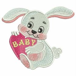 Cute Cartoon Bunny 02 machine embroidery designs