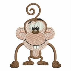 Cute Monkey 01 machine embroidery designs