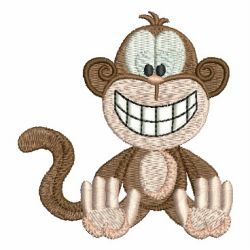 Cute Monkey 04 machine embroidery designs