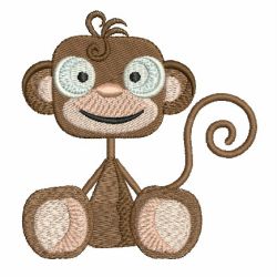 Cute Monkey 06 machine embroidery designs